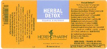 Herb Pharm Herbal Detox - herbal supplement