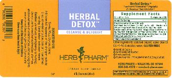 Herb Pharm Herbal Detox - herbal supplement