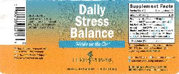 Herb Pharm Herbs On The Go Daily Stress Balance - herbal supplement