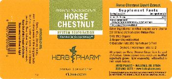 Herb Pharm Horse Chestnut - herbal supplement