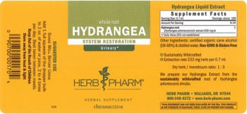 Herb Pharm Hydrangea - herbal supplement