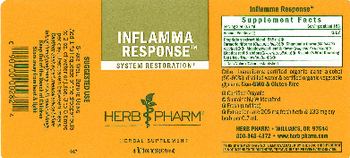 Herb Pharm Inflamma Response - herbal supplement