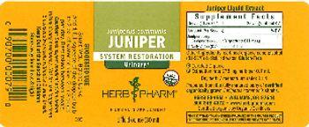 Herb Pharm Juniper - herbal supplement