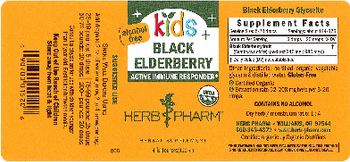 Herb Pharm Kids Black Elderberry Alcohol Free - herbal supplement