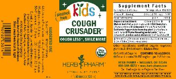 Herb Pharm Kids Cough Crusader Alcohol Free - herbal supplement