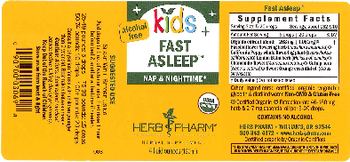 Herb Pharm Kids Fast Alseep - herbal supplement