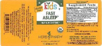 Herb Pharm Kids Fast Asleep Alcohol Free - herbal supplement