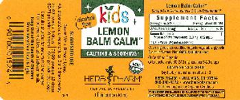 Herb Pharm Kids Lemon Balm - herbal supplement