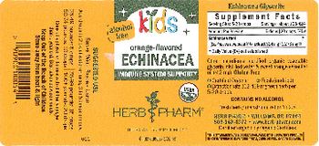 Herb Pharm Kids Orange-Flavored Echinacea Alcohol Free - herbal supplement