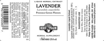Herb Pharm Lavender - herbal supplement