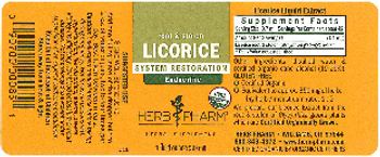 Herb Pharm Licorice - herbal supplement