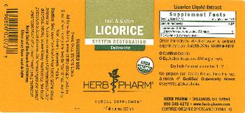 Herb Pharm Licorice - herbal supplement