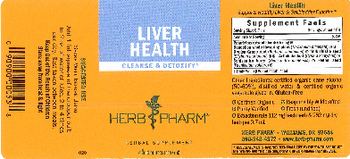 Herb Pharm Liver Health - herbal supplement