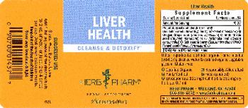 Herb Pharm Liver Health - herbal supplement