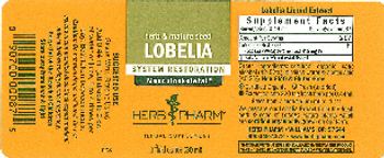 Herb Pharm Lobelia - herbal supplement