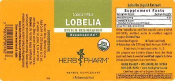 Herb Pharm Lobelia - herbal supplement