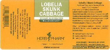 Herb Pharm Lobelia Skunk Cabbage - herbal supplement