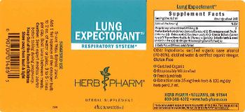 Herb Pharm Lung Expectorant - herbal supplement