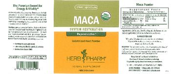 Herb Pharm Maca - herbal supplement