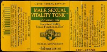 Herb Pharm Male Sexual Vitality Tonic Compound - herbal supplement