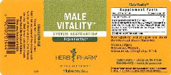 Herb Pharm Male Vitality - herbal supplement