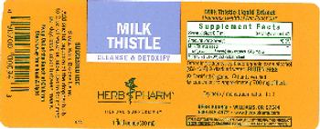 Herb Pharm Milk Thistle - herbal supplement