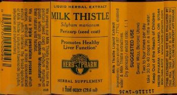 Herb Pharm Milk Thistle - herbal supplement