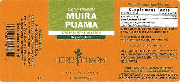 Herb Pharm Muira Puama - herbal supplement