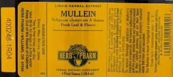 Herb Pharm Mullein - herbal supplement