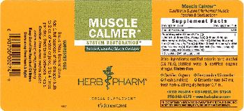 Herb Pharm Muscle Calmer - herbal supplement