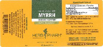 Herb Pharm Myrrh - herbal supplement