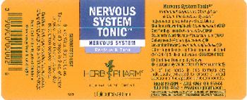 Herb Pharm Nervous System Tonic - herbal supplement