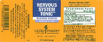 Herb Pharm Nervous System Tonic - herbal supplement