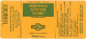 Herb Pharm Nervous System Tonic Compound - herbal supplement