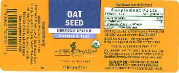 Herb Pharm Oat Seed - herbal supplement