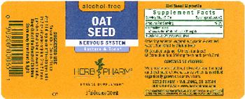 Herb Pharm Oat Seed Alcohol-Free - herbal supplement