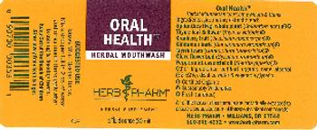 Herb Pharm Oral Health - herbal supplement