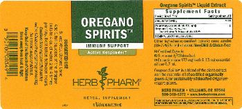 Herb Pharm Oregano Spirits - herbal supplement
