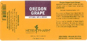 Herb Pharm Oregon Grape - herbal supplement