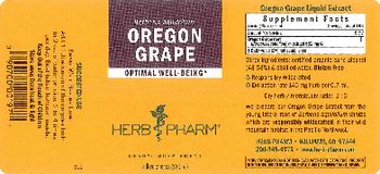 Herb Pharm Oregon Grape - herbal supplement