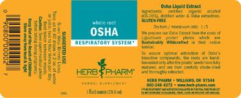 Herb Pharm Osha - herbal supplement