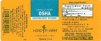 Herb Pharm Osha - herbal supplement
