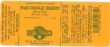 Herb Pharm Partridge Berry - herbal supplement