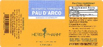 Herb Pharm Pau d'Arco - herbal supplement