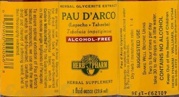 Herb Pharm Pau D'Arco - herbal supplement