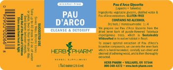 Herb Pharm Pau D'Arco - herbal supplement