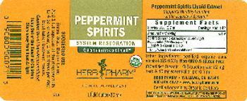 Herb Pharm Peppermint Spirits - herbal supplement