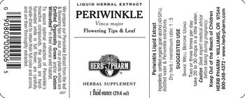 Herb Pharm Periwinkle - herbal supplement