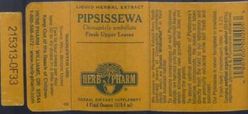 Herb Pharm Pipsissewa - herbal supplement