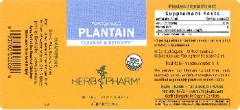 Herb Pharm Plantain - herbal supplement
